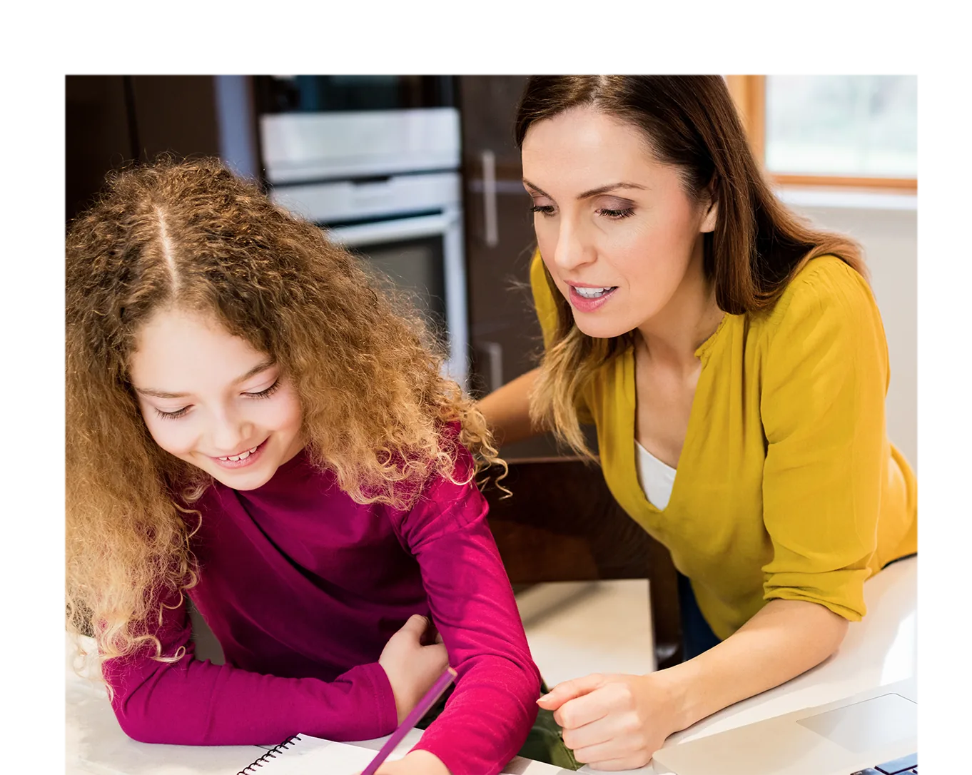Wellington niña y maestra