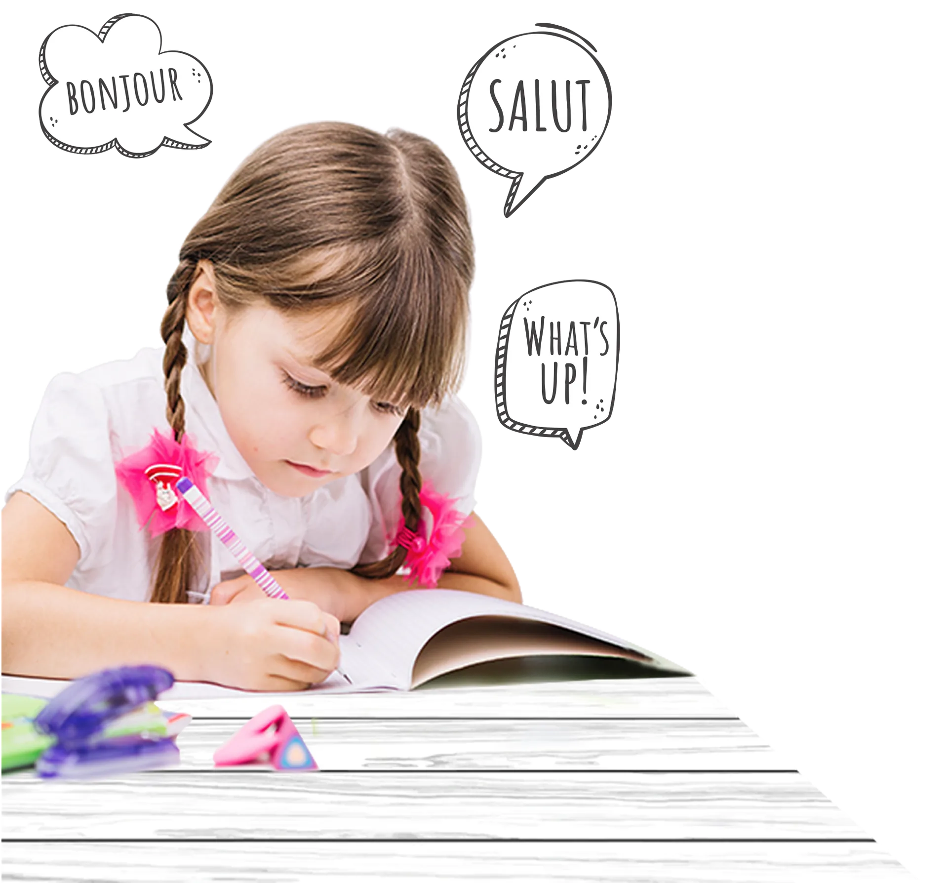 Wellington niña escritorio